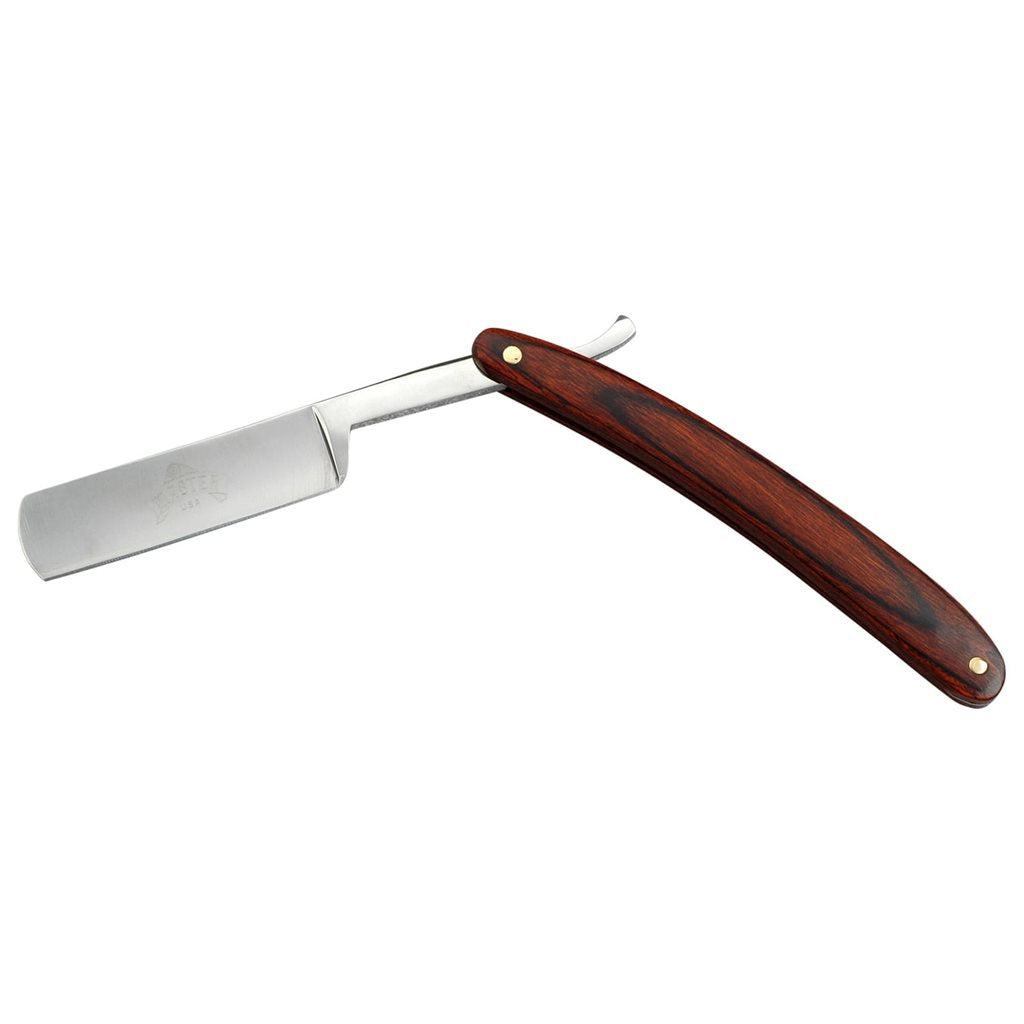 Navaja BROWN WOOD con cachas de madera marrón