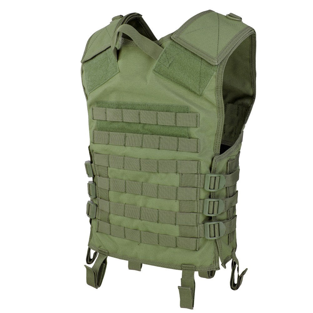 Imagen del chaleco táctico MOLLE Modular Style en color verde