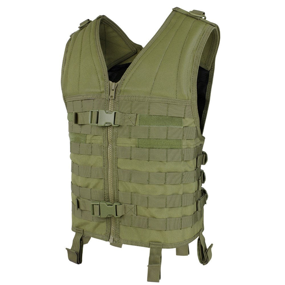 Imagen del chaleco táctico MOLLE Modular Style en color verde