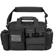 Bolsa de hombro OPERATOR TACTICAL ATTACHE negra con múltiples bolsillos y compartimento para portación oculta