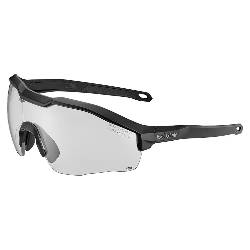Gafas tácticas MY6 EYESHIELD montura negra con cristal transparente