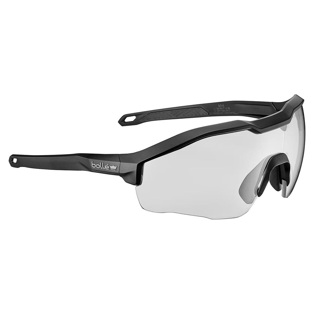 Gafas tácticas MY6 EYESHIELD montura negra con cristal transparente