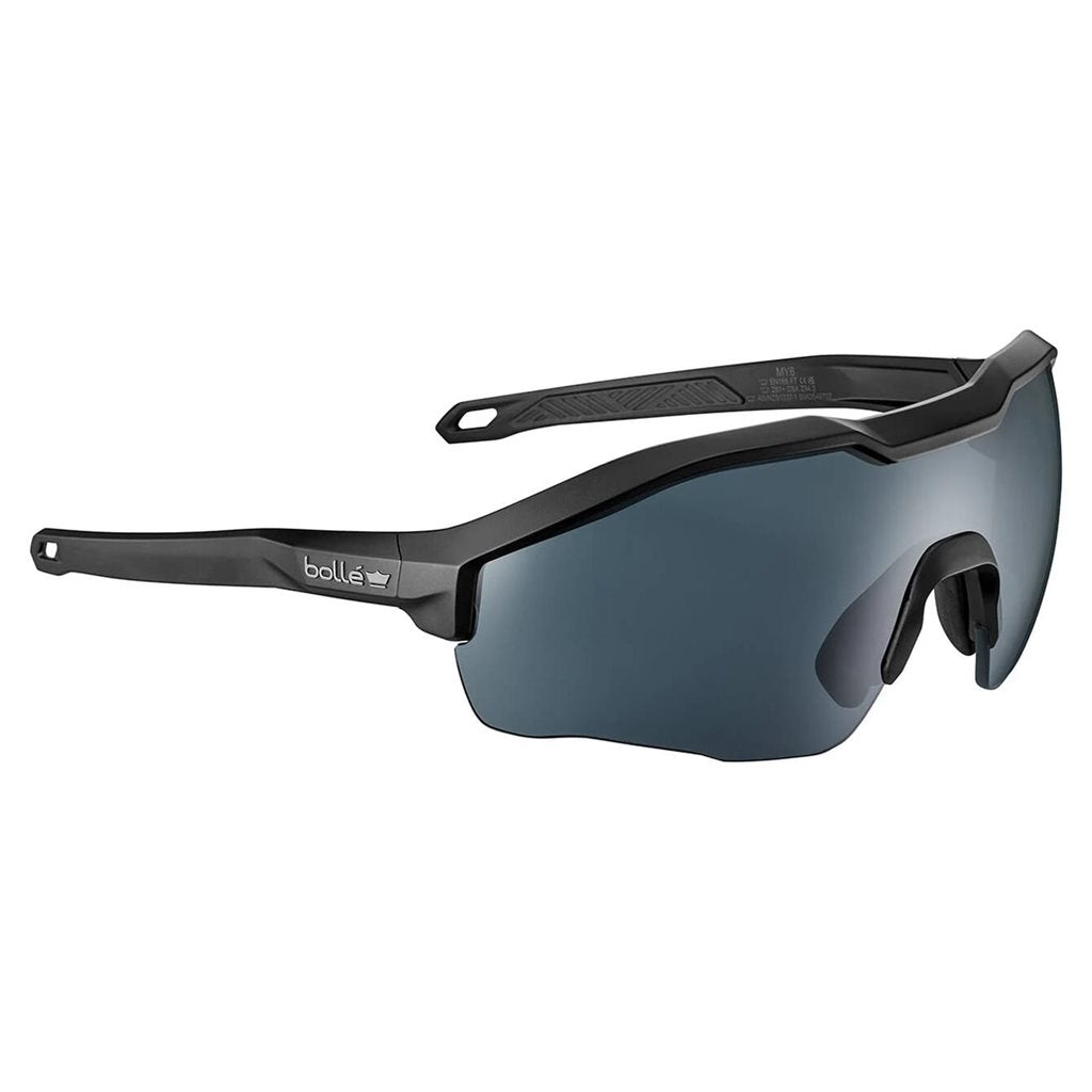 Gafas tácticas MY6 EYESHIELD montura negra con cristal ahumado