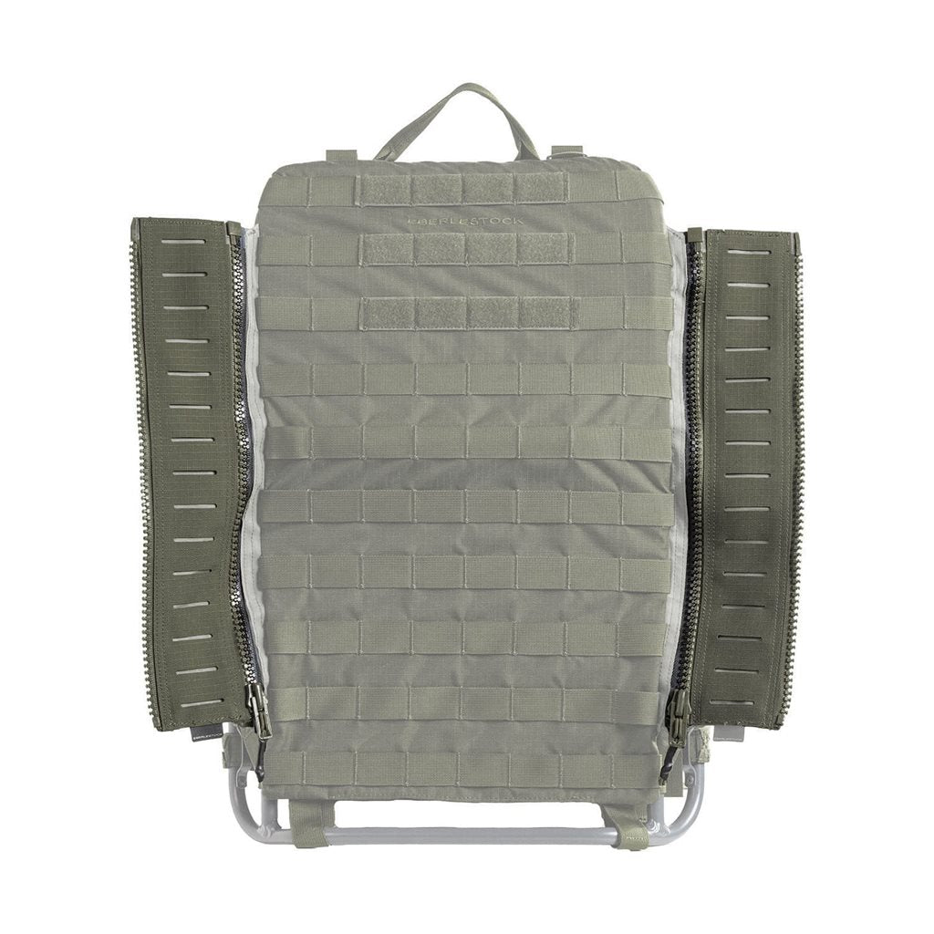 Extensión MISSION EMOD Zipper color coyote para equipamiento tactico
