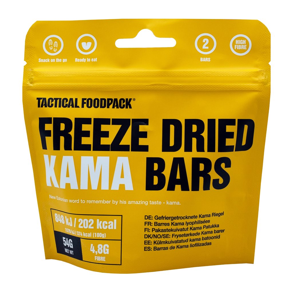 Barras de comida liofilizada Kama (TACTICAL FOODPACK)
