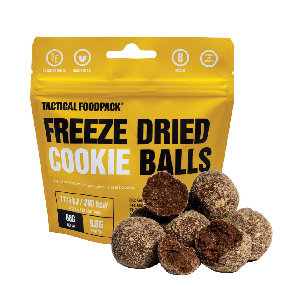 Bolas liofilizadas de galleta TACTICAL FOODPACK N0016