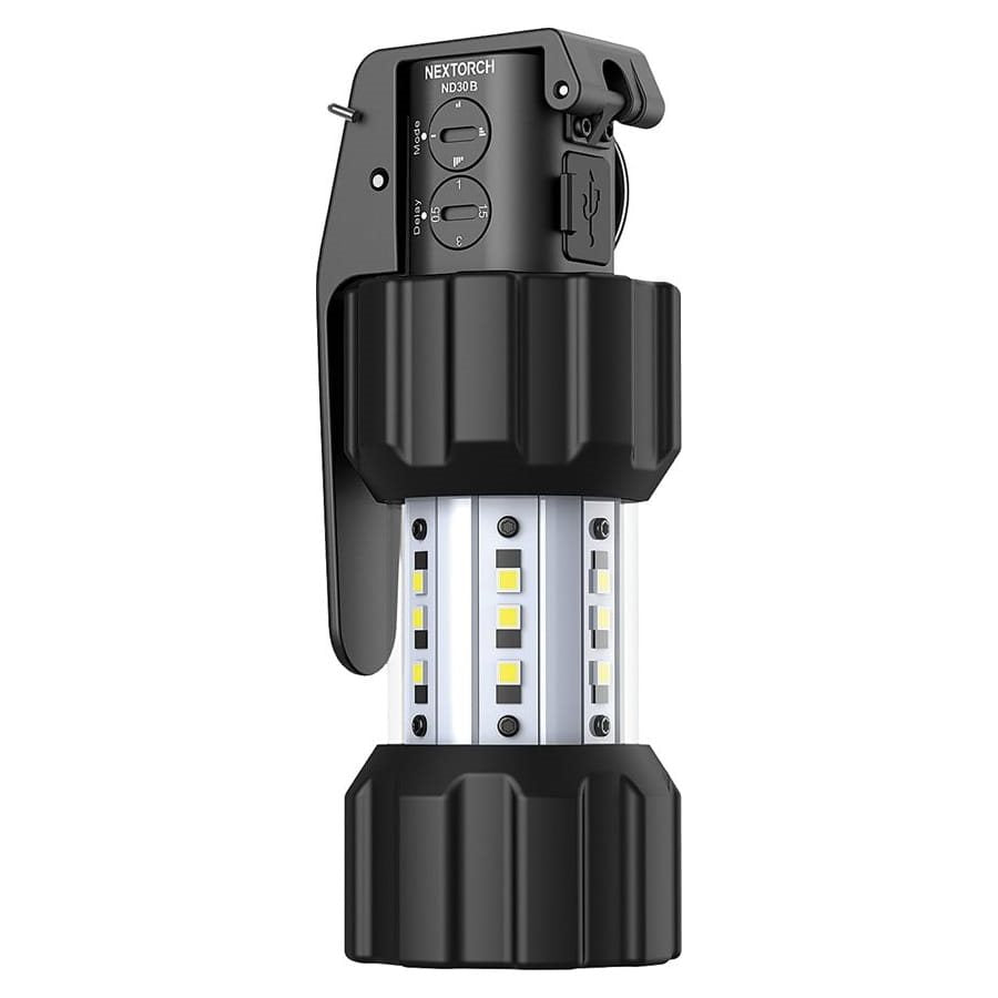 Granada táctica de entrenamiento con destello 11000 lm y 130 dB, dispositivo electrónico de distracción