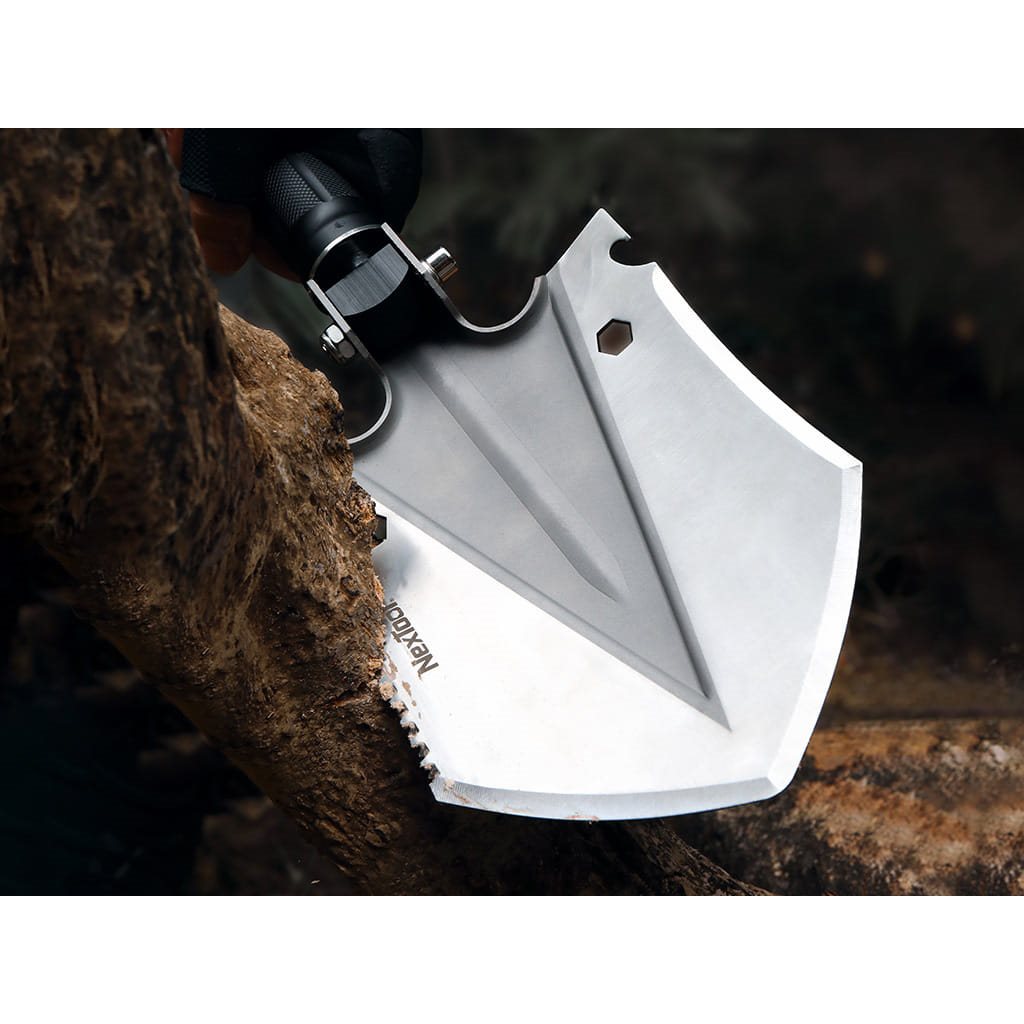 Pala plegable REGULAR multifunción con pico, sierra y martillo, herramienta robusta para supervivencia y camping