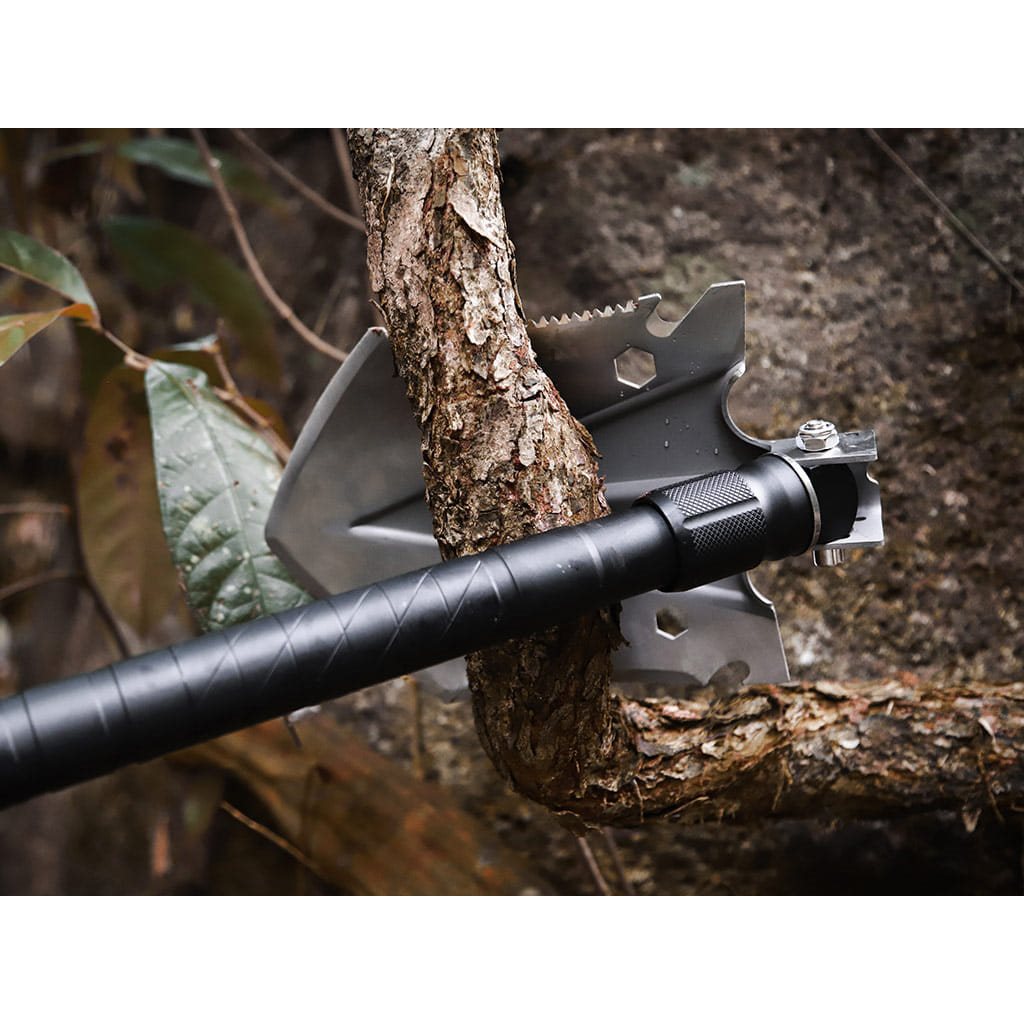 Pala plegable REGULAR multifunción con pico, sierra y martillo, herramienta robusta para supervivencia y camping