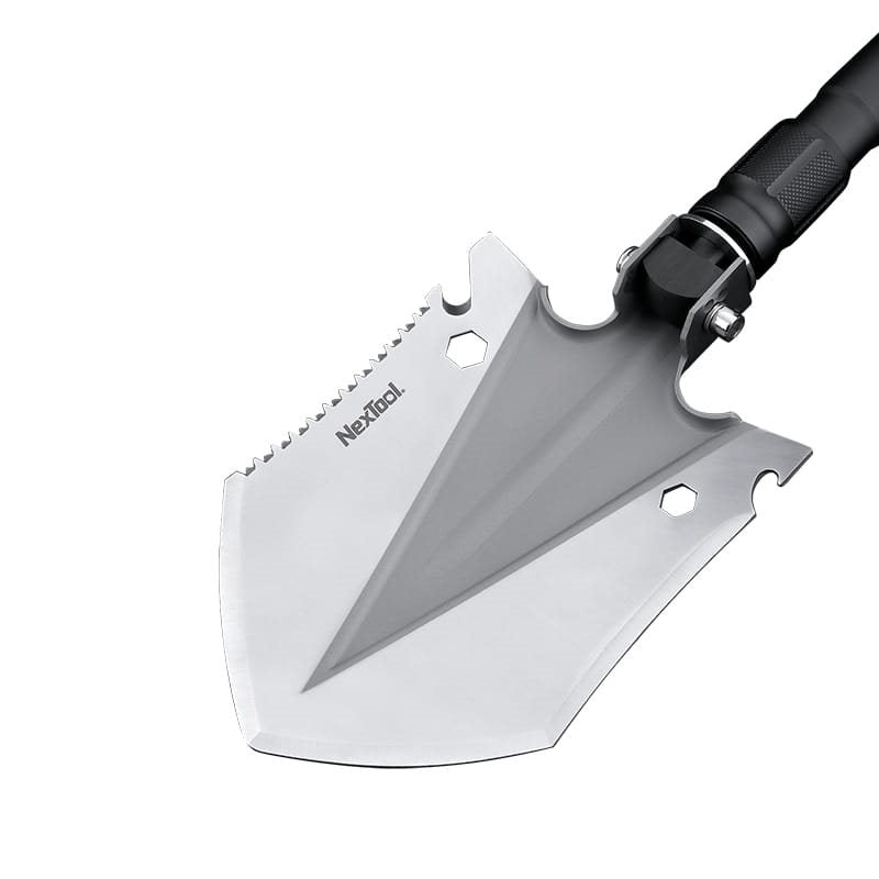 Pala plegable REGULAR multifunción con pico, sierra y martillo, herramienta robusta para supervivencia y camping
