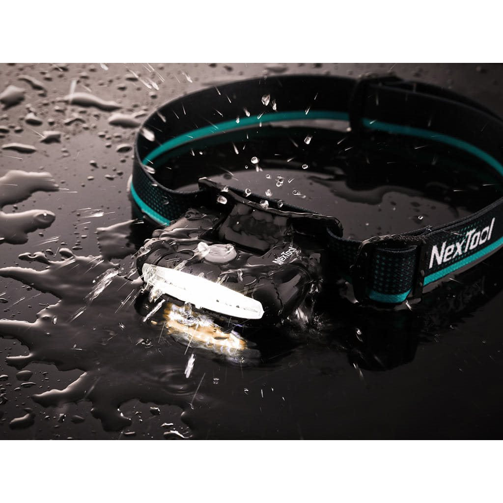 Linterna frontal NEXSTYLE 170 lúmenes negra con banda elástica