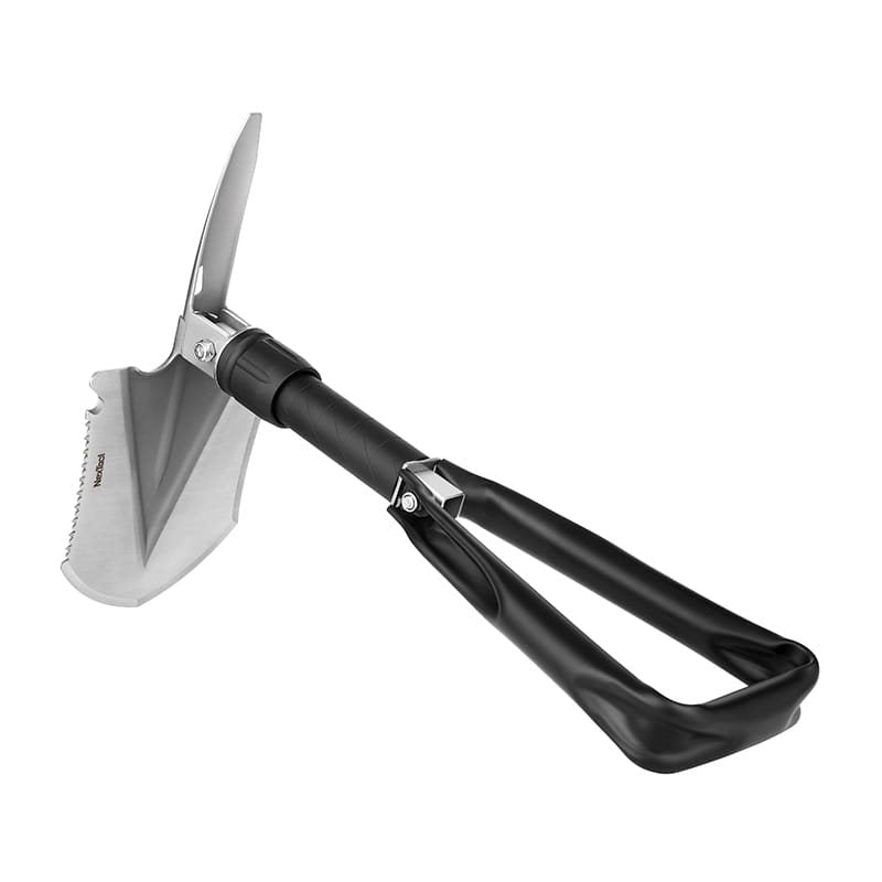 Pala plegable mini NexTool con funda, compacta y resistente para camping y emergencias