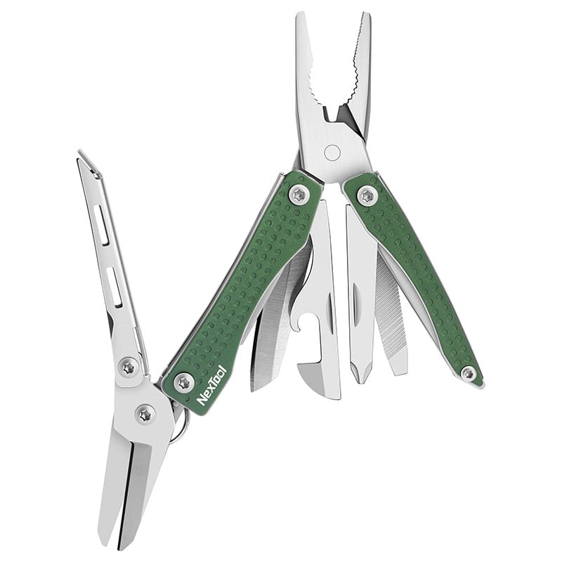 Alicates multifunción FLAGSHIP MINI verdes de NEXTOOL