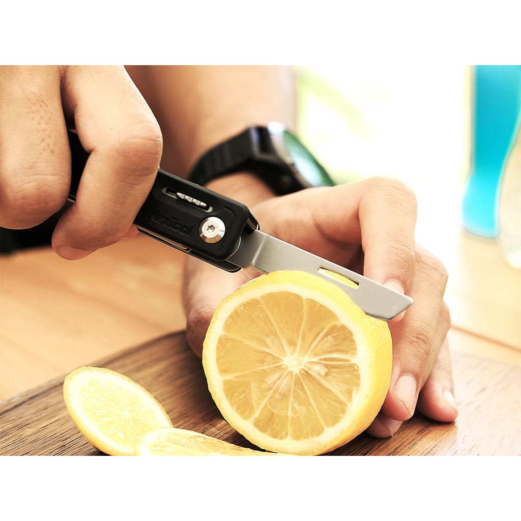 Cuchillo de bolsillo MFK multifuncional negro