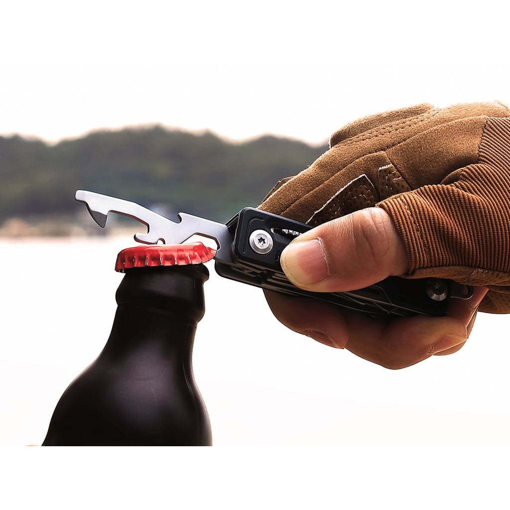 Cuchillo de bolsillo MFK multifuncional negro