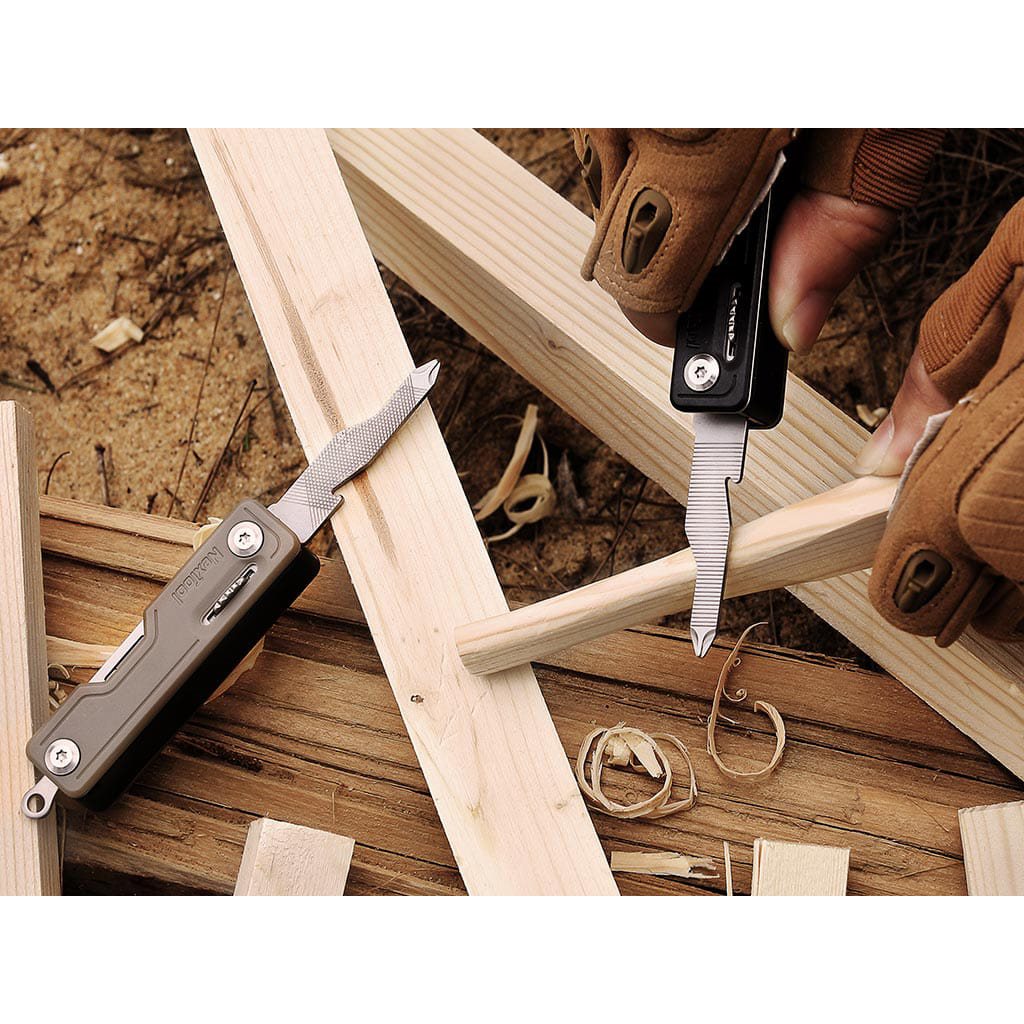 Cuchillo de bolsillo MFK multifuncional negro