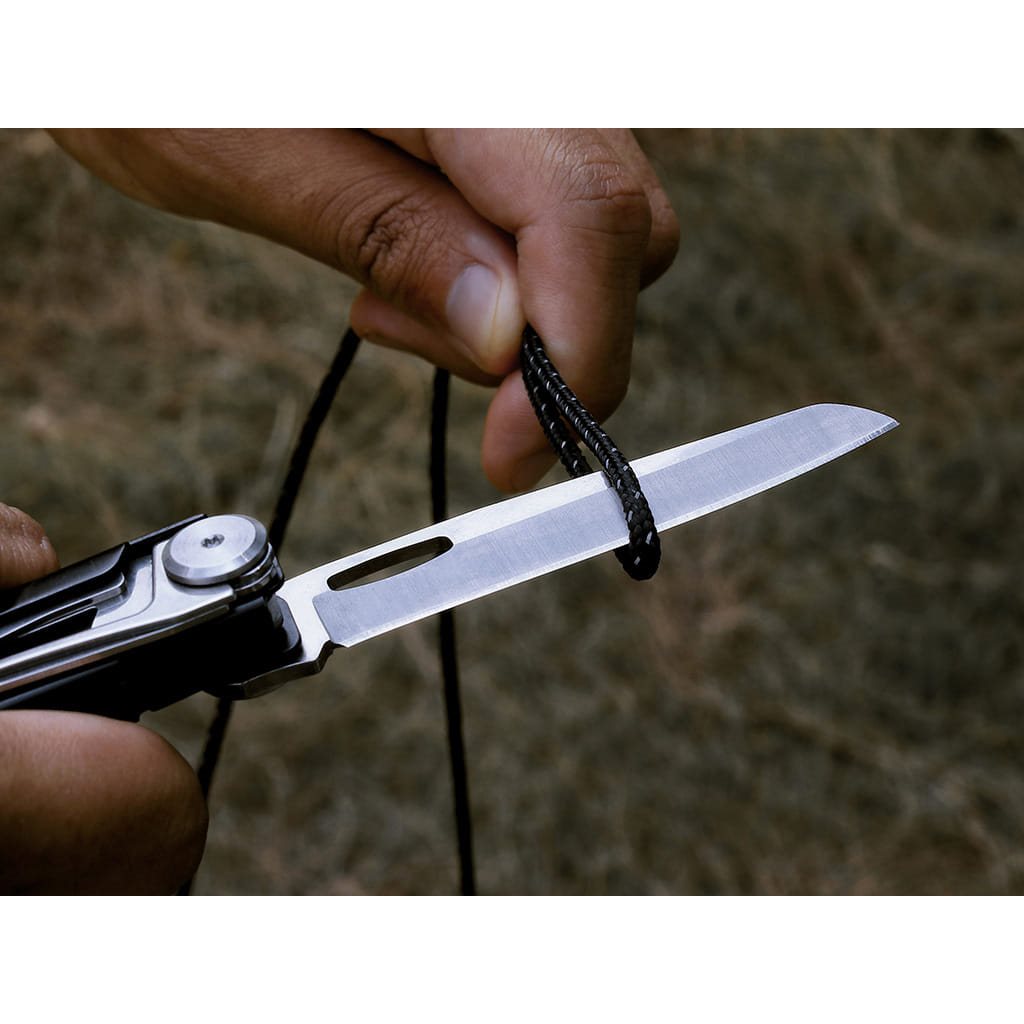 Navaja de bolsillo NexTool EDC Knight negra con 12 funciones y clip tactico