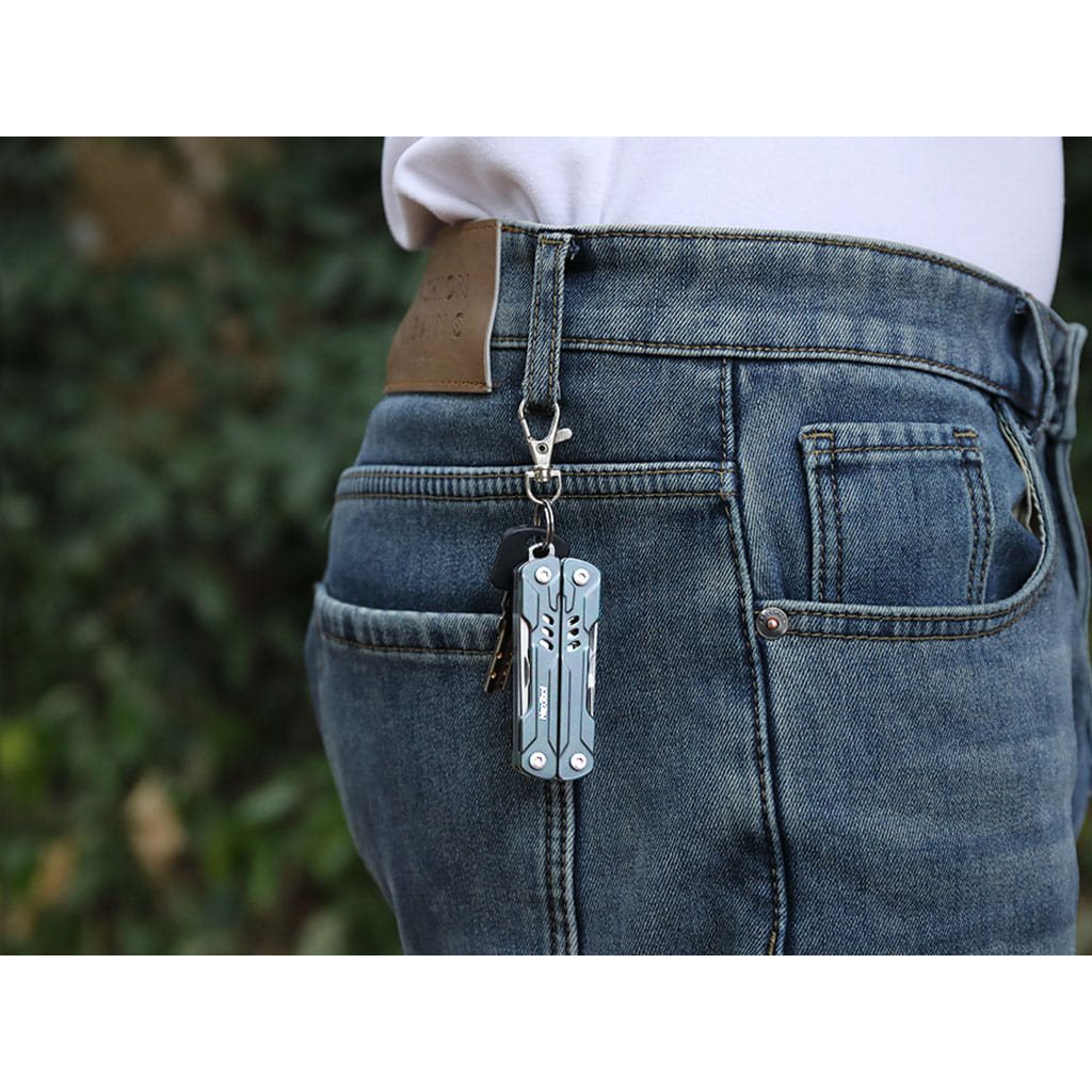 Alicates multifunción MINI SAILOR azules de acero inoxidable, EDC de bolsillo