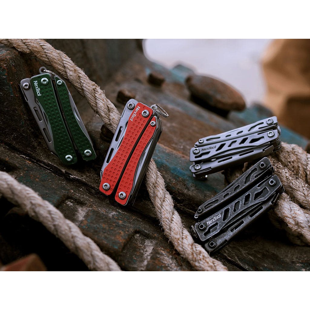 Alicates multifunción NEXTOOL Flagship Mini verdes - vista del producto