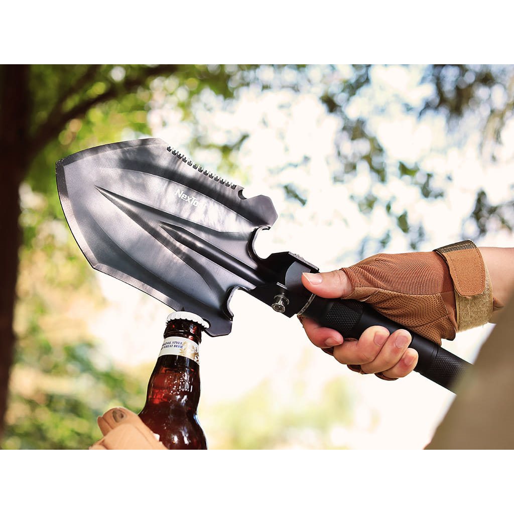 Pala plegable MEDIUM multifunción para camping y jardineria