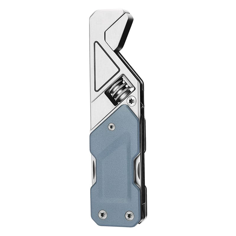 Multiherramienta NexTool W1 azul con llave francesa y 6 funciones integradas, cuerpo de acero inoxidable