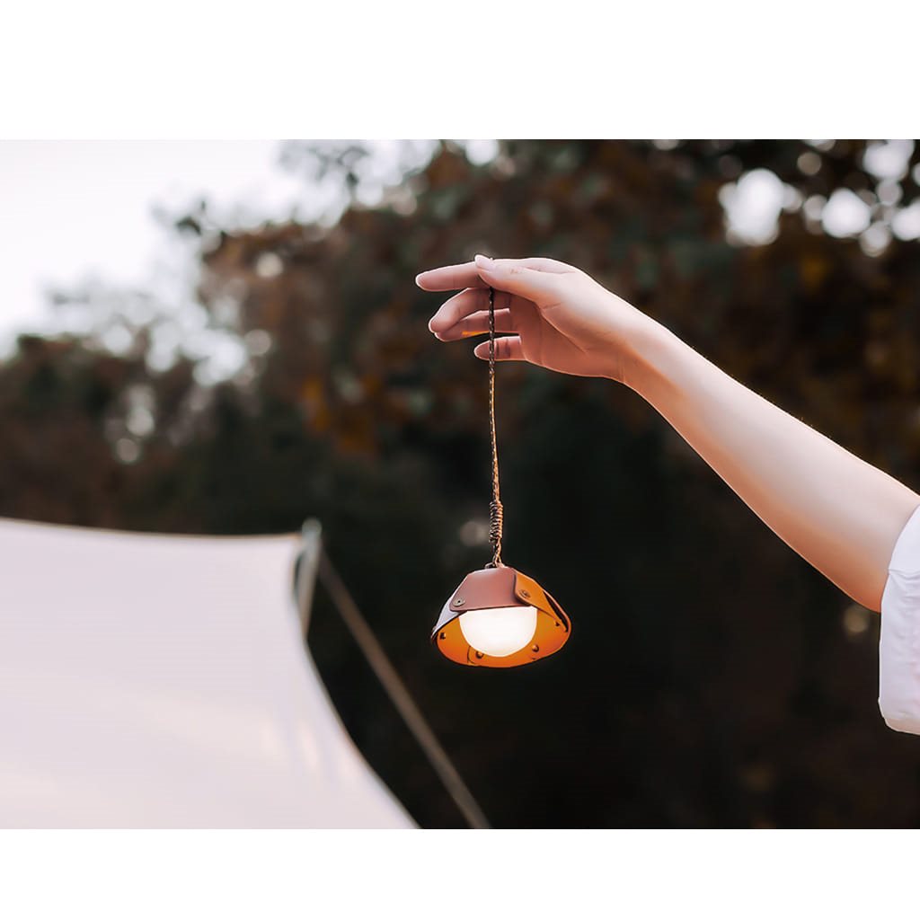 Linterna recargable Acorn Light en forma de bellota, luz cálida y fría