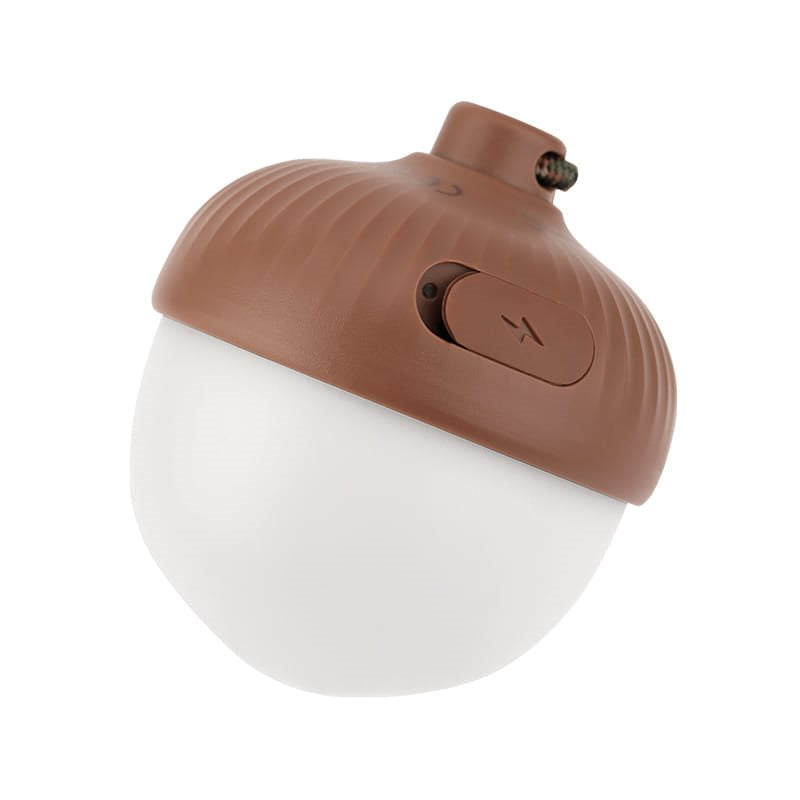 Linterna recargable Acorn Light en forma de bellota, luz cálida y fría