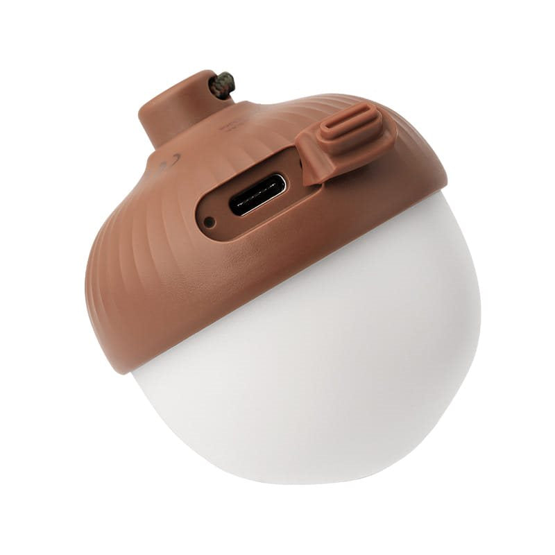 Linterna recargable Acorn Light en forma de bellota, luz cálida y fría