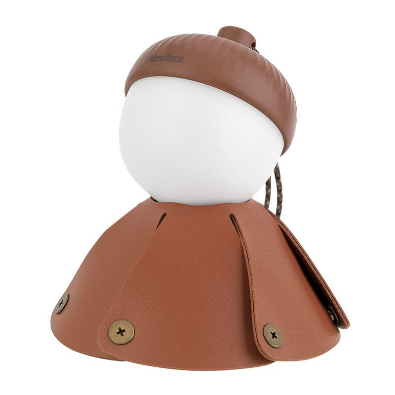Linterna recargable Acorn Light en forma de bellota, luz cálida y fría