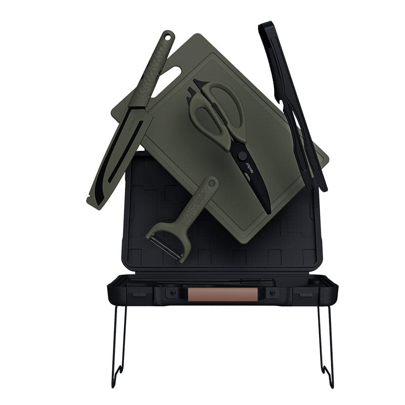 Set de herramientas para barbacoa en estuche de plástico NexTool