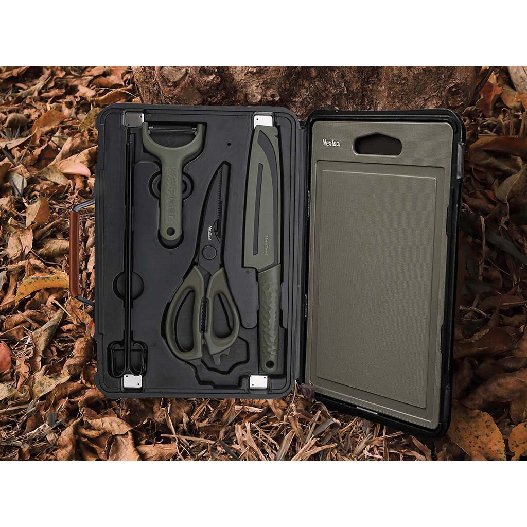 Set de herramientas para barbacoa en estuche de plástico NexTool