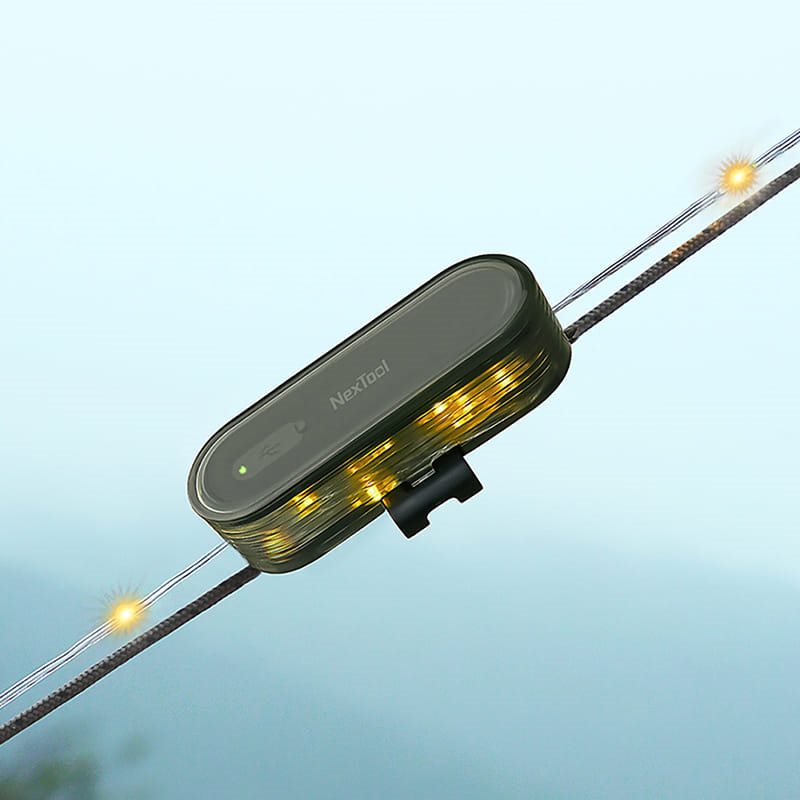 Cadena luminosa LED TWINKLE LIGHT 2 m para camping y jardín, iluminación ambiental minimalista