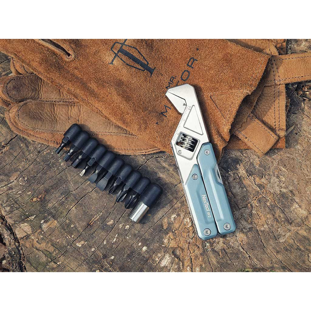 NexTool Light Wrench W2 alicates multifuncion azules compactos 9 herramientas