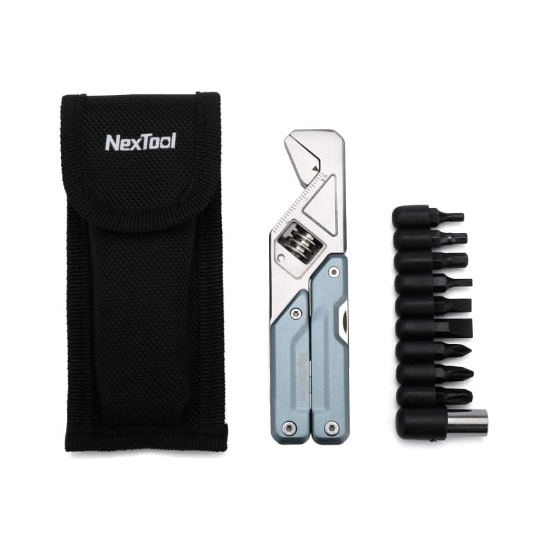 NexTool Light Wrench W2 alicates multifuncion azules compactos 9 herramientas