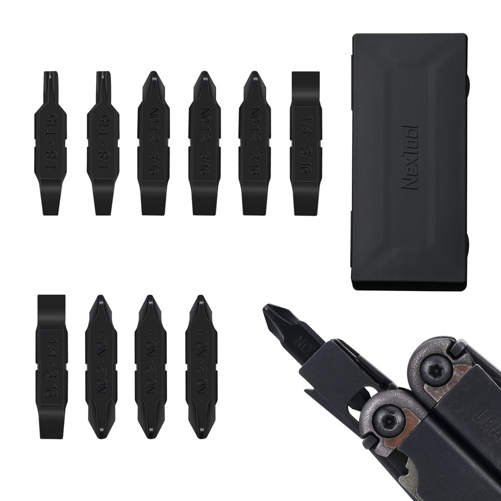 Set de bits planos AS2 para POCKET TOOL y FLAGSHIP CAPTAIN - accesorios para herramienta