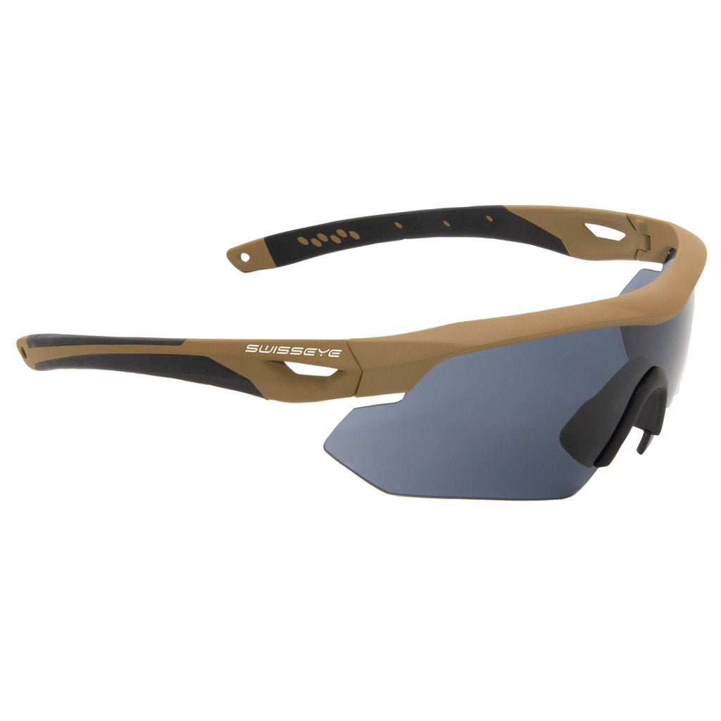 Gafas ligeras de tiro Nighthawk con tres cristales (claro, ahumado, naranja)