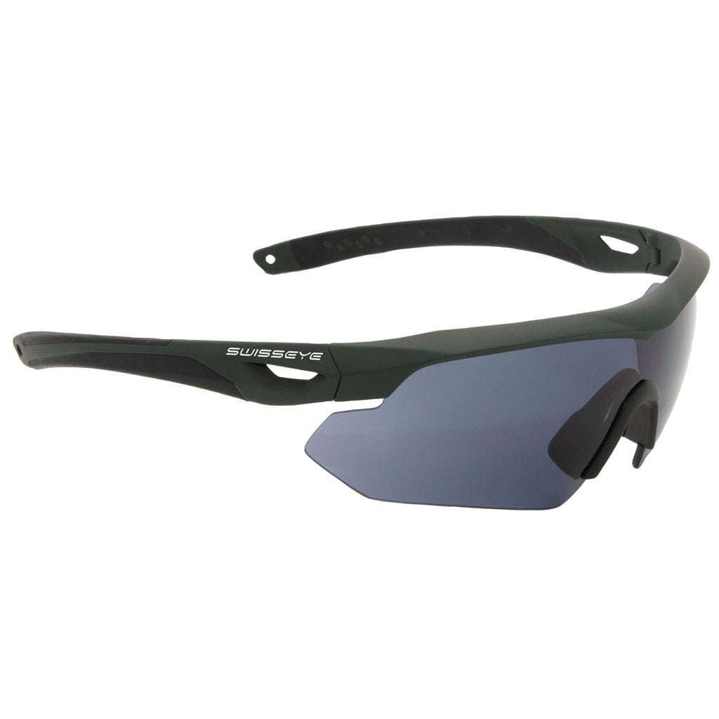 Gafas ligeras de tiro Nighthawk con tres cristales (claro, ahumado, naranja)