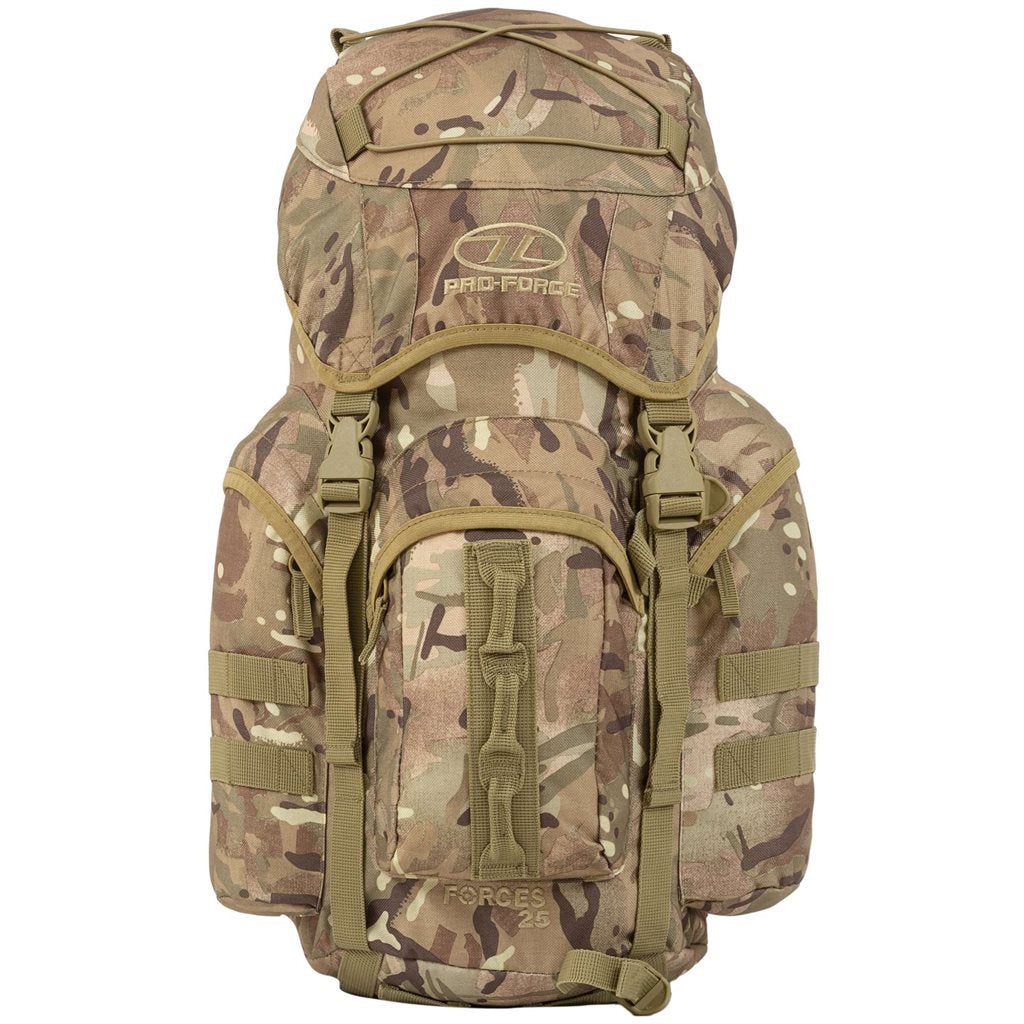 Mochila FORCES 25 Pro-Force mostrando diseño funcional y material 1000D XTP
