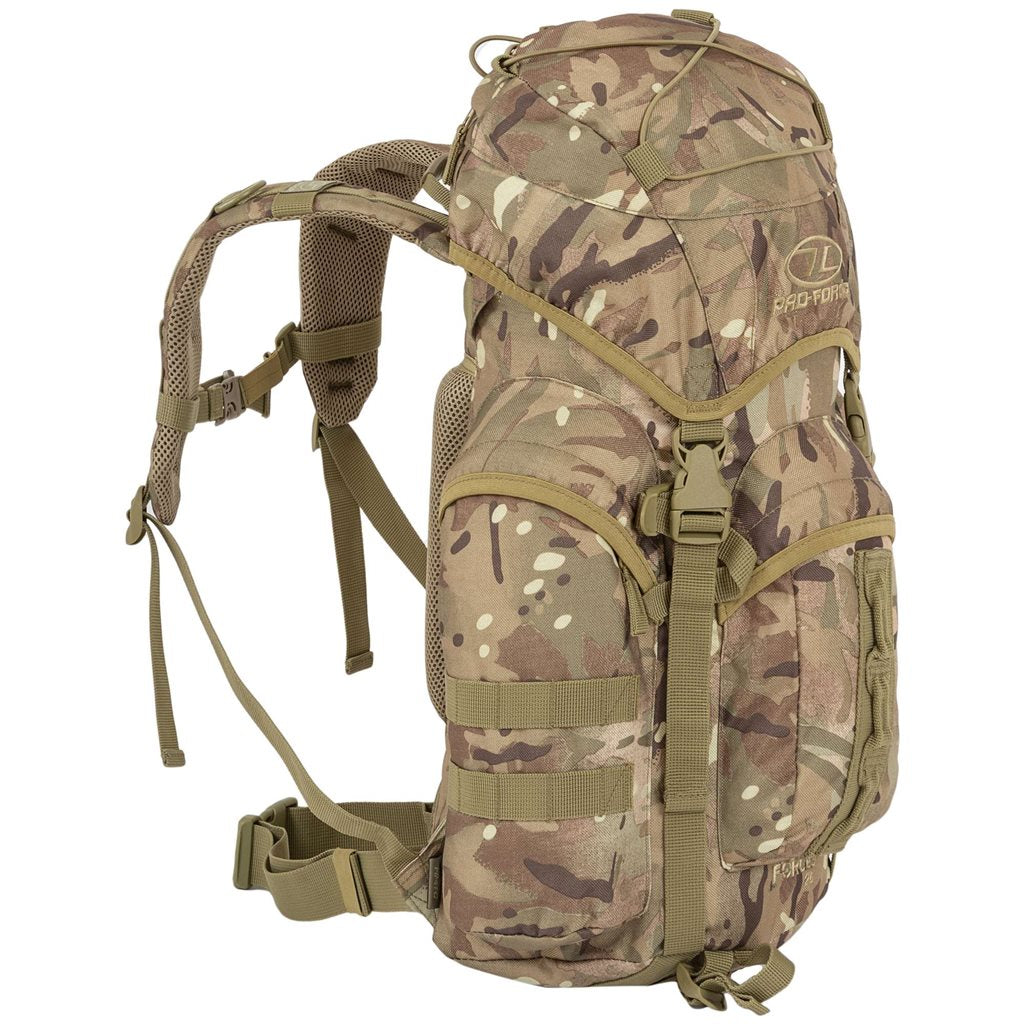 Mochila FORCES 25 Pro-Force mostrando diseño funcional y material 1000D XTP