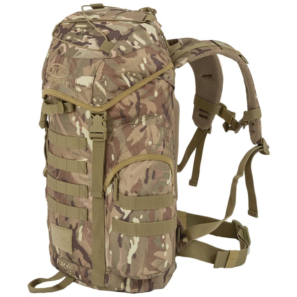 Mochila FORCES 33 gris Pro-Force, poliéster 1000D XTP con recubrimiento PU resistente al agua