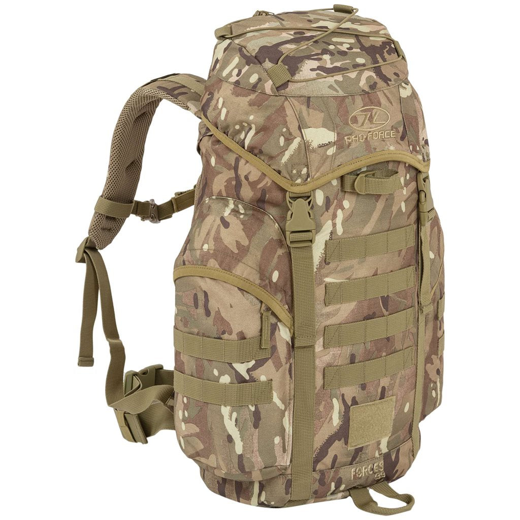 Mochila FORCES 33 gris Pro-Force, poliéster 1000D XTP con recubrimiento PU resistente al agua
