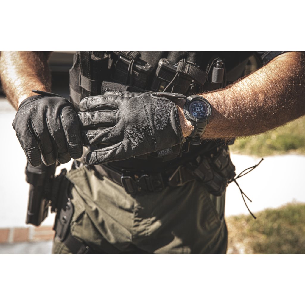 Guantes Needlestick Durahide negros, vista del producto