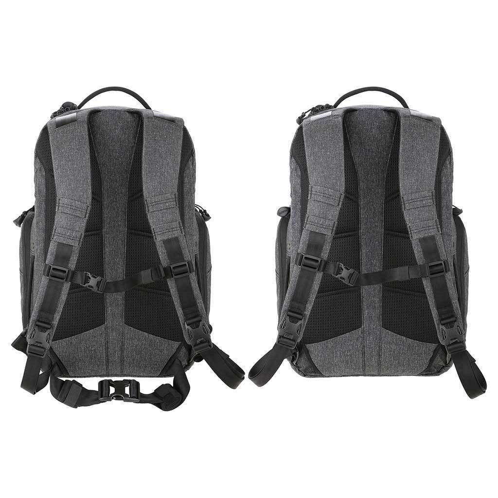 Mochila ENTITY 27 CCW gris con funda acolchada para portátil y varios compartimentos