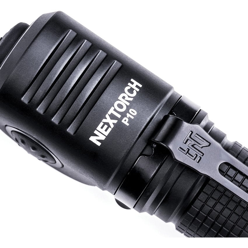 Linterna táctica NEXTORCH P10 negra para equipo MOLLE/PALS