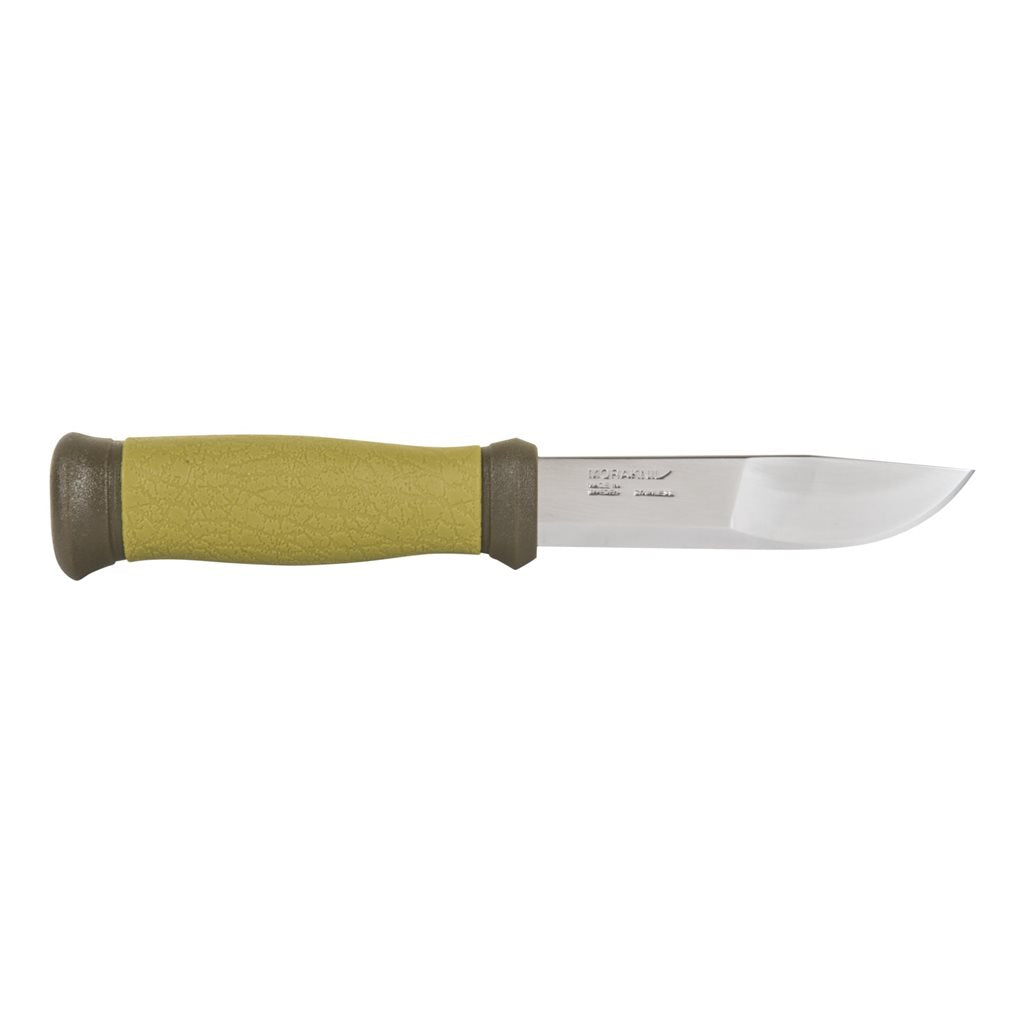 Cuchillo Mora 2000 naranja, hoja multifunción y empuñadura antideslizante