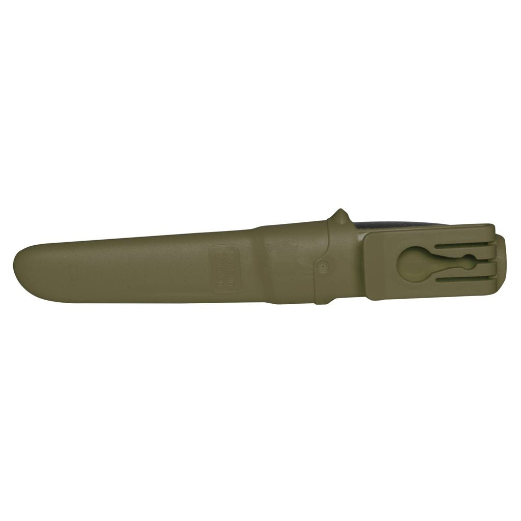 Cuchillo Mora Companion 860 MG verde con hoja de acero inoxidable endurecida a 58 HRC