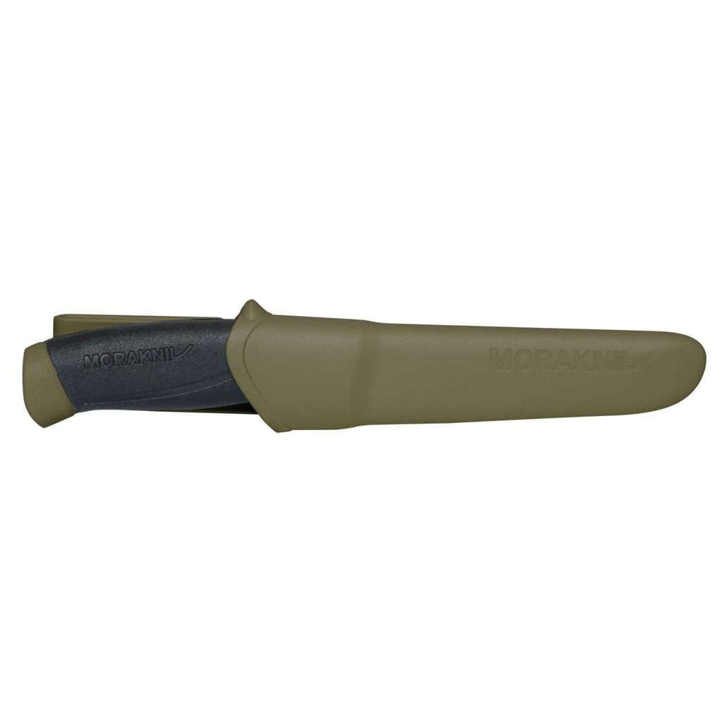 Cuchillo Mora Companion 860 MG verde con hoja de acero inoxidable endurecida a 58 HRC