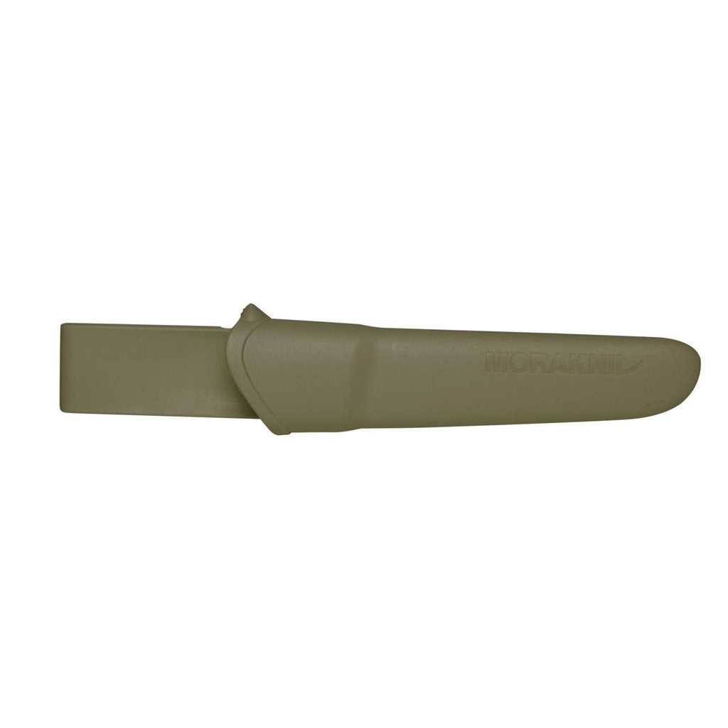 Cuchillo Mora Companion 860 MG verde con hoja de acero inoxidable endurecida a 58 HRC