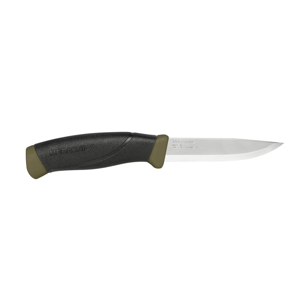 Cuchillo Mora Companion 860 MG verde con hoja de acero inoxidable endurecida a 58 HRC