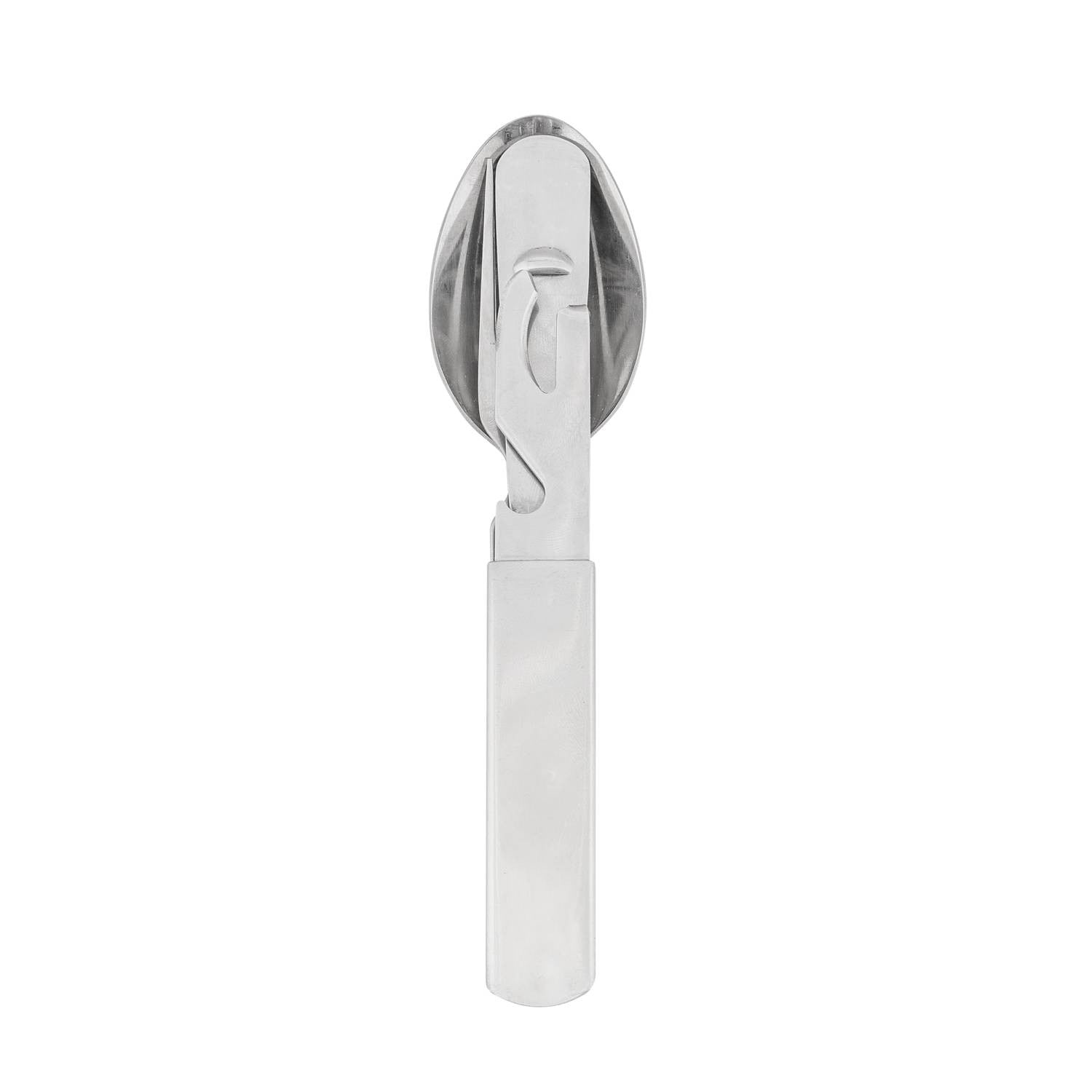 Cubiertos plegables BW tipo KFS de acero inoxidable, conjunto de 4 piezas